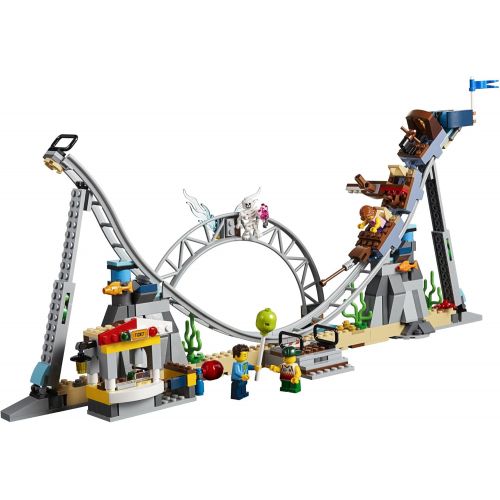  LEGO Creator 3in1 Pirate Roller Coaster 31084 Building Kit (923 Pieces) (Discontinued by Manufacturer)