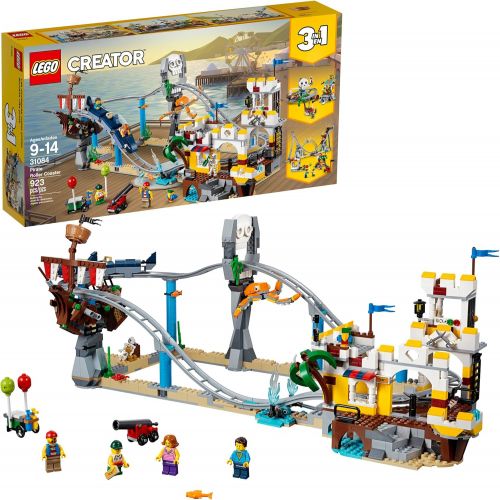  LEGO Creator 3in1 Pirate Roller Coaster 31084 Building Kit (923 Pieces) (Discontinued by Manufacturer)