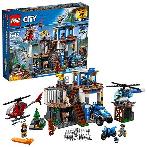  LEGO City Mountain Police Headquarters 60174 Building Kit (663 Pieces) (Discontinued by Manufacturer)