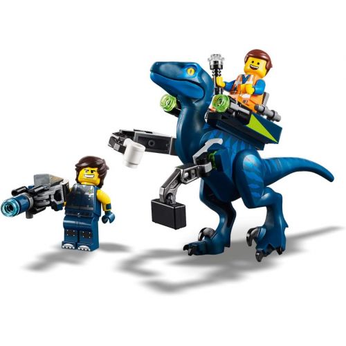  LEGO THE LEGO MOVIE 2 Rex’s Rex-treme Offroader! 70826 Dinosaur Car Toy Set For Boys and Girls, Action Building Kit (236 Pieces)