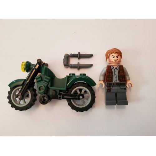  LEGO Jurassic World Owen with Motorcycle