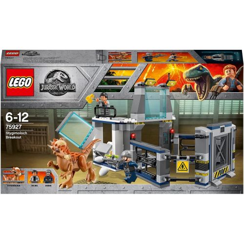  LEGO Jurassic World Escape The Stygi Moloch 75927 Entertainment Toy for Boys & Girls