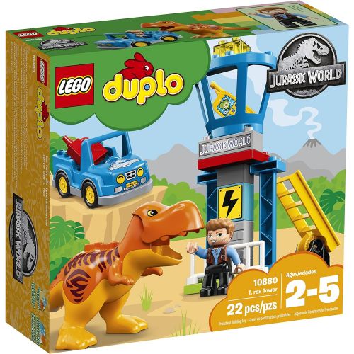  LEGO DUPLO Jurassic World T. rex Tower 10880 Building Blocks (22 Pieces) (Discontinued by Manufacturer)