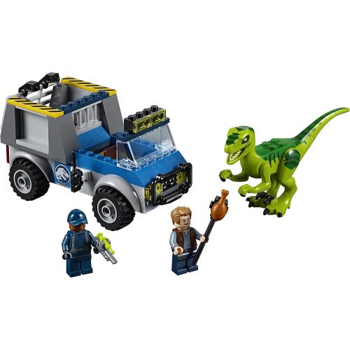  LEGO Juniors/4+ Jurassic World Raptor Rescue Truck 10757 Building Kit (85 Pieces) (Discontinued by Manufacturer)