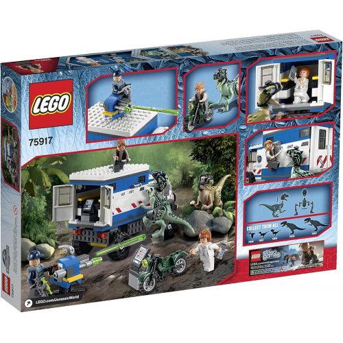  Lego Jurassic World Raptor Rampage 75917 Building Kit