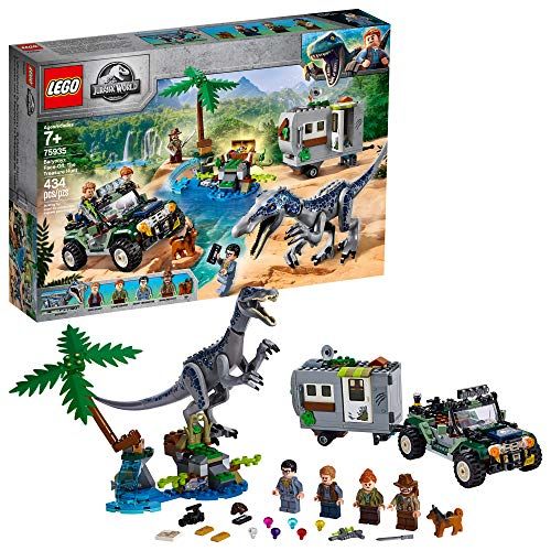  LEGO Jurassic World Baryonyx Face Off: The Treasure Hunt 75935 Building Kit (434 Pieces)