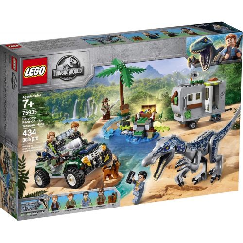  LEGO Jurassic World Baryonyx Face Off: The Treasure Hunt 75935 Building Kit (434 Pieces)