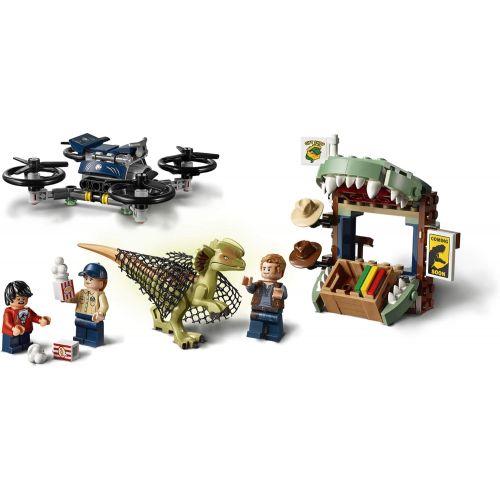  LEGO Jurassic World Dilophosaurus on The Loose 75934 Building Kit (168 Pieces)