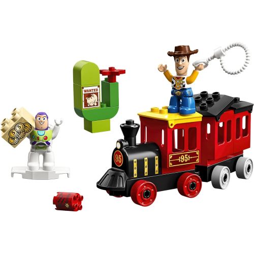  LEGO DUPLO Disney Pixar Toy Story Train 10894 Perfect for Preschoolers, Toddler Train Set includes Toy Story Character favorites Buzz Lightyear and Woody (21 Pieces)