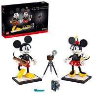 LEGO Disney Mickey Mouse & Minnie Mouse Buildable Characters (43179), Classic Style Mickey Mouse Collectible Adult Building Kit, New 2021 (1,739 Pieces)