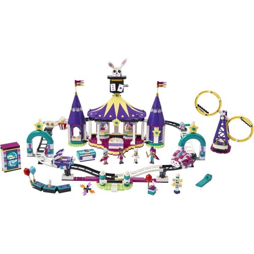  LEGO Friends Magical Funfair Roller Coaster 41685 Building Kit; Pretend Playset for Kids Who Love Theme Park Toys; New 2021 (974 Pieces)