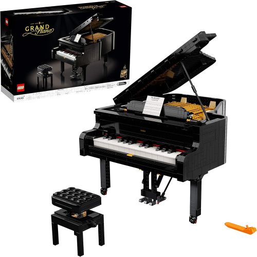  LEGO Ideas Grand Piano 21323 Model Building Kit, Build Your Own Playable Grand Piano, an Exciting DIY Project for The Pianist, Musician, Music Lover or Hobbyist in Your Life (3,662