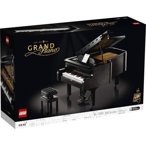  LEGO Ideas Grand Piano 21323 Model Building Kit, Build Your Own Playable Grand Piano, an Exciting DIY Project for The Pianist, Musician, Music Lover or Hobbyist in Your Life (3,662