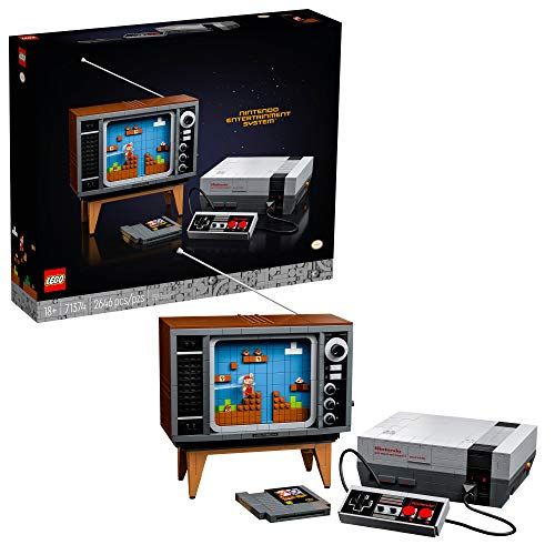  LEGO Nintendo Entertainment System 71374 Building Kit; Creative Set for Adults; Build Your Own NES and TV, New 2021 (2,646 Pieces)