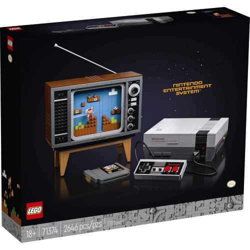  LEGO Nintendo Entertainment System 71374 Building Kit; Creative Set for Adults; Build Your Own NES and TV, New 2021 (2,646 Pieces)