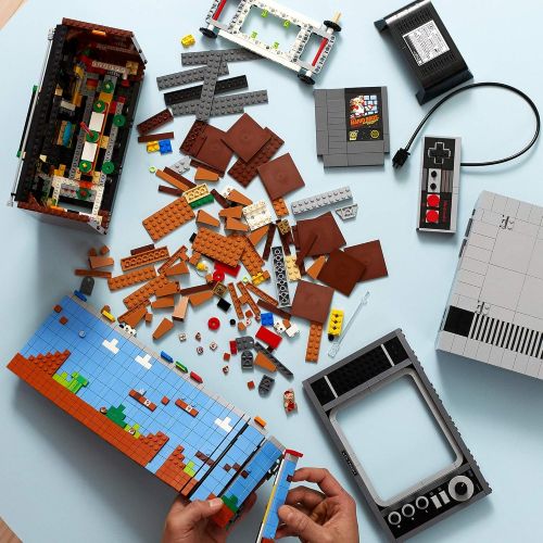  LEGO Nintendo Entertainment System 71374 Building Kit; Creative Set for Adults; Build Your Own NES and TV, New 2021 (2,646 Pieces)