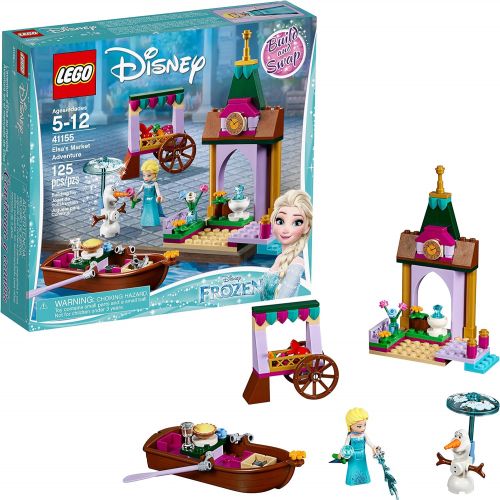  LEGO Disney Frozen Elsa’s Market Adventure 41155 Buildable Toy for Girls and Boys (125 Pieces) (Discontinued by Manufacturer)