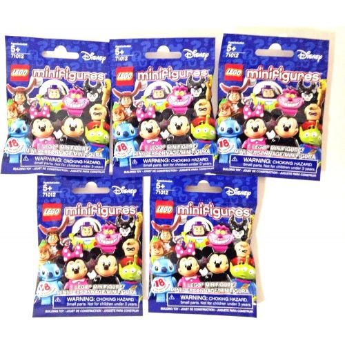  LEGO Disney Minifigures Bundle of 5 (71012) Styles May Vary