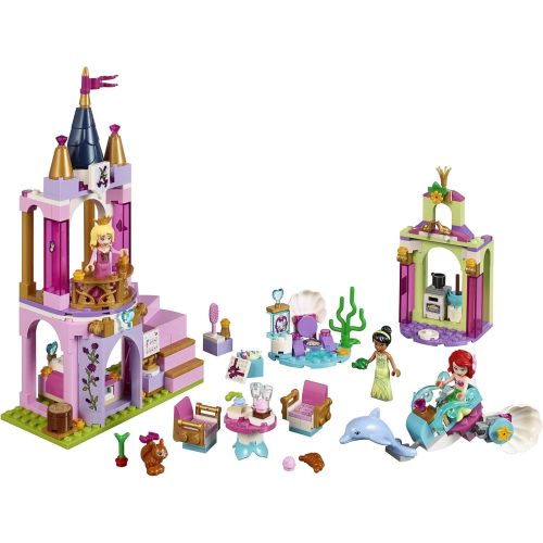  LEGO Disney Aurora, Ariel and Tiana’s Royal Celebration 41162 Building Kit (282 Pieces) (Discontinued by Manufacturer)