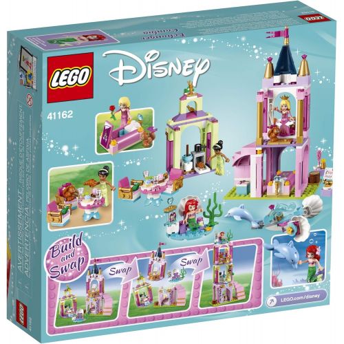  LEGO Disney Aurora, Ariel and Tiana’s Royal Celebration 41162 Building Kit (282 Pieces) (Discontinued by Manufacturer)
