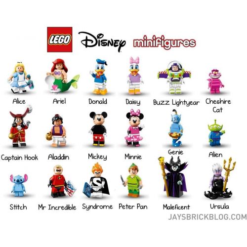  Lego the Disney Series Minifigures Complete Unopened Set of 18 (71012)