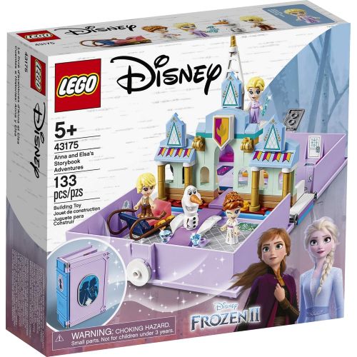  LEGO Disney Anna and Elsa’s Storybook Adventures 43175 Creative Building Kit for Fans of Disney’s Frozen 2 (133 Pieces)