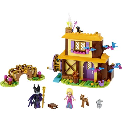  LEGO Disney Aurora’s Forest Cottage 43188, Sleeping Beauty Building Kit for Kids; A Fun Holiday Present or Birthday Gift for Disney Princess Fans (300 Pieces)