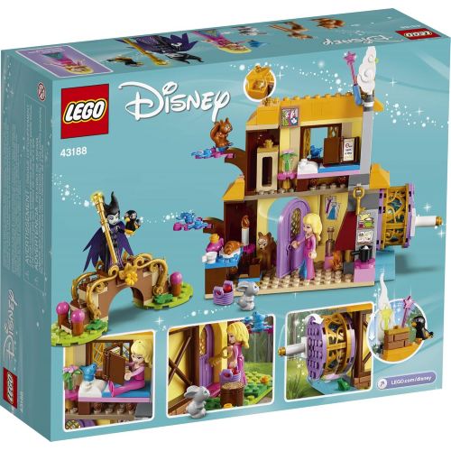  LEGO Disney Aurora’s Forest Cottage 43188, Sleeping Beauty Building Kit for Kids; A Fun Holiday Present or Birthday Gift for Disney Princess Fans (300 Pieces)