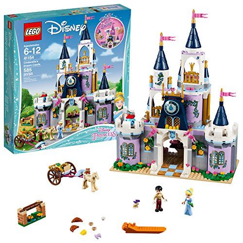  LEGO Disney Princess Cinderellas Dream Castle 41154 Popular Construction Toy for Kids (585 Pieces)