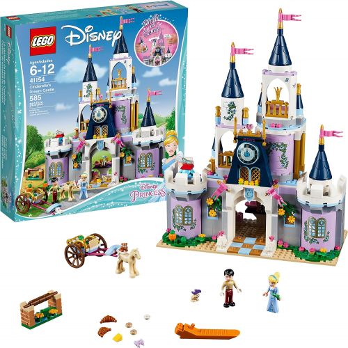  LEGO Disney Princess Cinderellas Dream Castle 41154 Popular Construction Toy for Kids (585 Pieces)