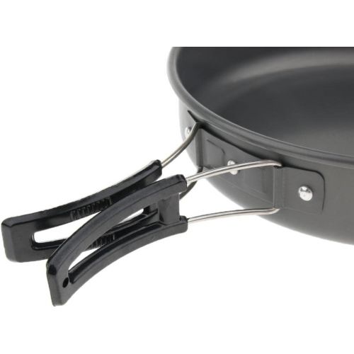  LEIPUPA Outdoor Nonstick Frying Pan 2-3 Person Aluminum Camping Cookware Cooking Pot