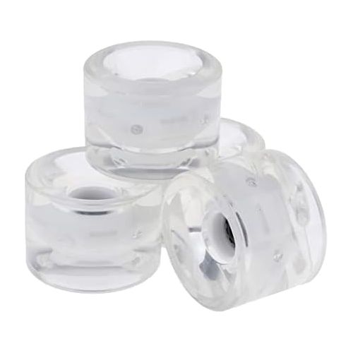  LEIPUPA 4pcs 70mm Longboard Light Up Wheels Flashing Skateboard Cruiser Repair Rebuild