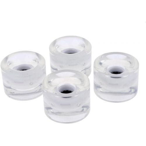  LEIPUPA 4pcs 70mm Longboard Light Up Wheels Flashing Skateboard Cruiser Repair Rebuild