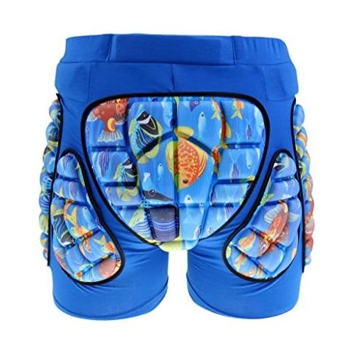  LEIPUPA Kids Padded Shorts Compression Pants for Ski Snowboard Skate Hockey Cycling Hip Butt Protection Gear Equipment - Select Colors Sizes