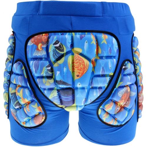  LEIPUPA Kids Padded Shorts Compression Pants for Ski Snowboard Skate Hockey Cycling Hip Butt Protection Gear Equipment - Select Colors Sizes