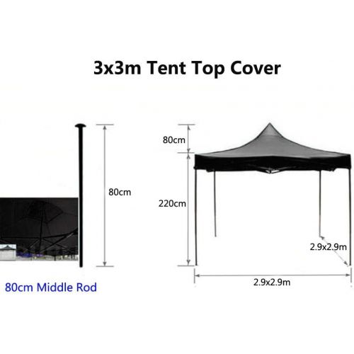  LEIPUPA Camping Tent Top Cover Waterproof UV Protection Sun Shade Shelter Umbrella for Beach Garden Backyard Gazebo