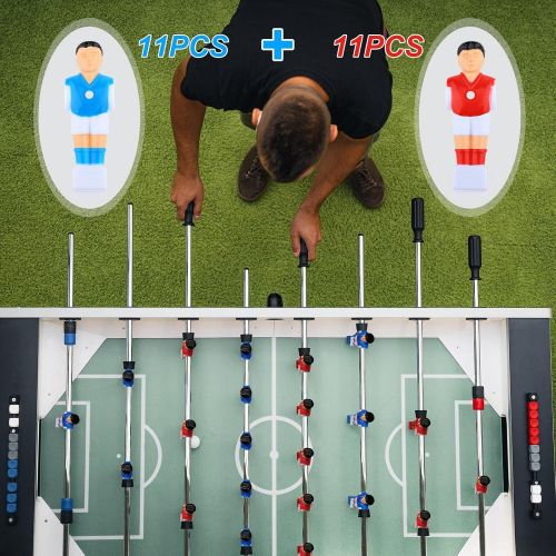  LEIPUPA 22 Pieces Foosball Man Table Soccer Man Player Replacement Parts