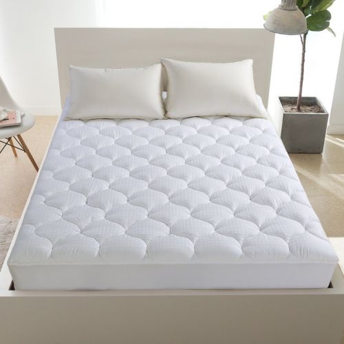  [아마존 핫딜]  [아마존핫딜]LEISURE TOWN Cal King Mattress Pad Cover Cooling Mattress Topper Cotton Top Pillow Top with Snow Down Alternative Fill (8 to 21 Inches Fitted Deep Pocket)