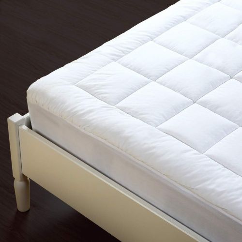  [아마존 핫딜] LEISURE TOWN Full Cooling Mattress Pad Cover(8-21 Deep Pocket)-Fitted Quilted Mattress Topper Down Alternative Fill