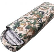 LEJZH Sleeping Bag Envelope,Camo Lightweight Portable Waterproof Comfort Sleeping Bags with Compression Sack,4 Seasons for Camping Backpacking, Hiking
