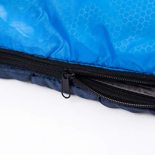  LEJZH Sleeping Bag,Extra Large Lightweight Portable Spliced Envelope Comfort Warm Sleeping Bags with Compression Sack Waterproof for Traveling Camping Outdoor