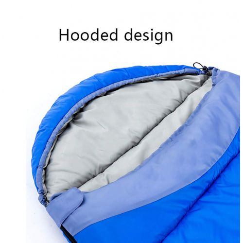  LEJZH Lightweight Waterproof Sleeping Bag,Mummy Warm Sleeping Bags for Adults with Compression Sack,Unbound Thickening for 3-4 Season Warm Weather and Winter
