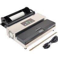 LEM Products MaxVac 500 Aluminum Vacuum Sealer with Removable Bag Holder and Cutter, Silver and Black