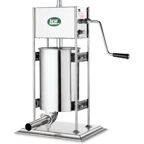  LEM Products 1111 Big Bite 25-Pound Stainless Steel Dual Gear Vertical Sausage Stuffer