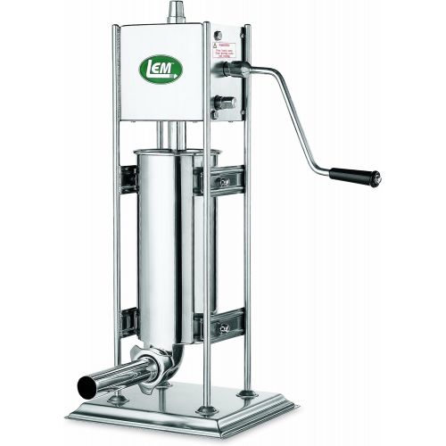  LEM Products 1112 Big Bite 10-Pound Stainless Steel Dual Gear Vertical Sausage Stuffer