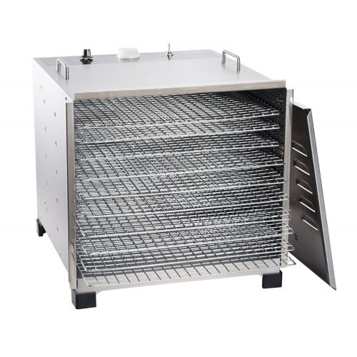  LEM Products 778A Stainless Steel 10 Tray Dehydrator wTimer