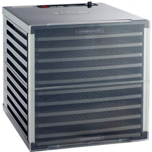  LEM Products 778A Stainless Steel 10 Tray Dehydrator wTimer
