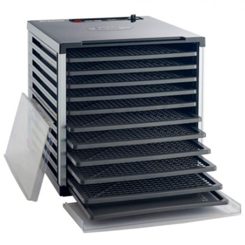  LEM Products 778A Stainless Steel 10 Tray Dehydrator wTimer