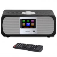 LEMEGA M3+ 20W Stereo Internet FM Digital Radio with Wi-Fi, Bluetooth, Built-in Subwoofer, USB, Aux & TFT Colour Display  Walnut: Home Audio & Theater