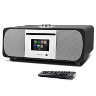 LEMEGA M5P All-In-One 35W Premium Music System,CD Player,FM Digital Radio,WIFI Internet Radio,Spotify Connect,Bluetooth Speaker,Headphone-out,Clock Alarms,Colour Display,Remote&App
